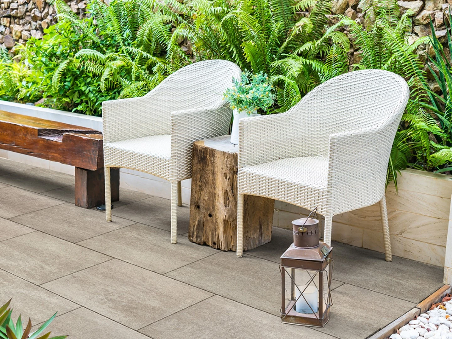 Betontegel 60plus Soft Comfort 30 x 60 x 4 cm (300 x 600 x 40 mm) Ivory - Afbeelding 3